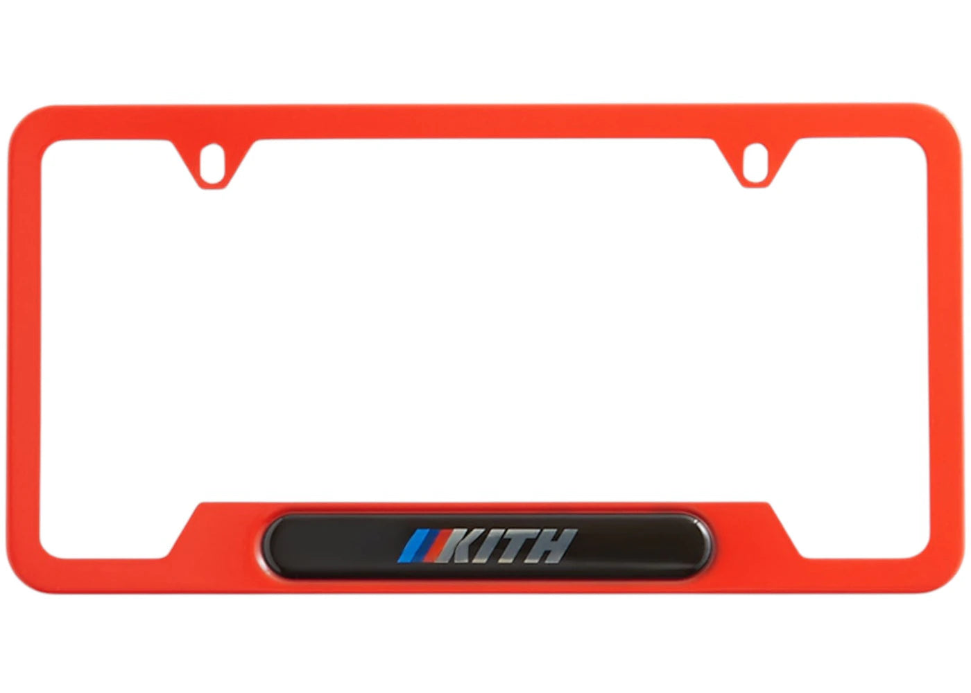 Kith x BMW Car Plate Cinnabar