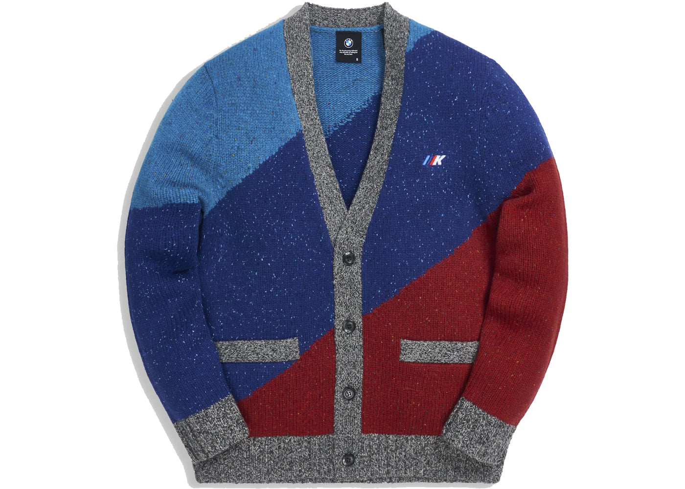 Kith x BMW Colorblock Cardigan Blue/Multi