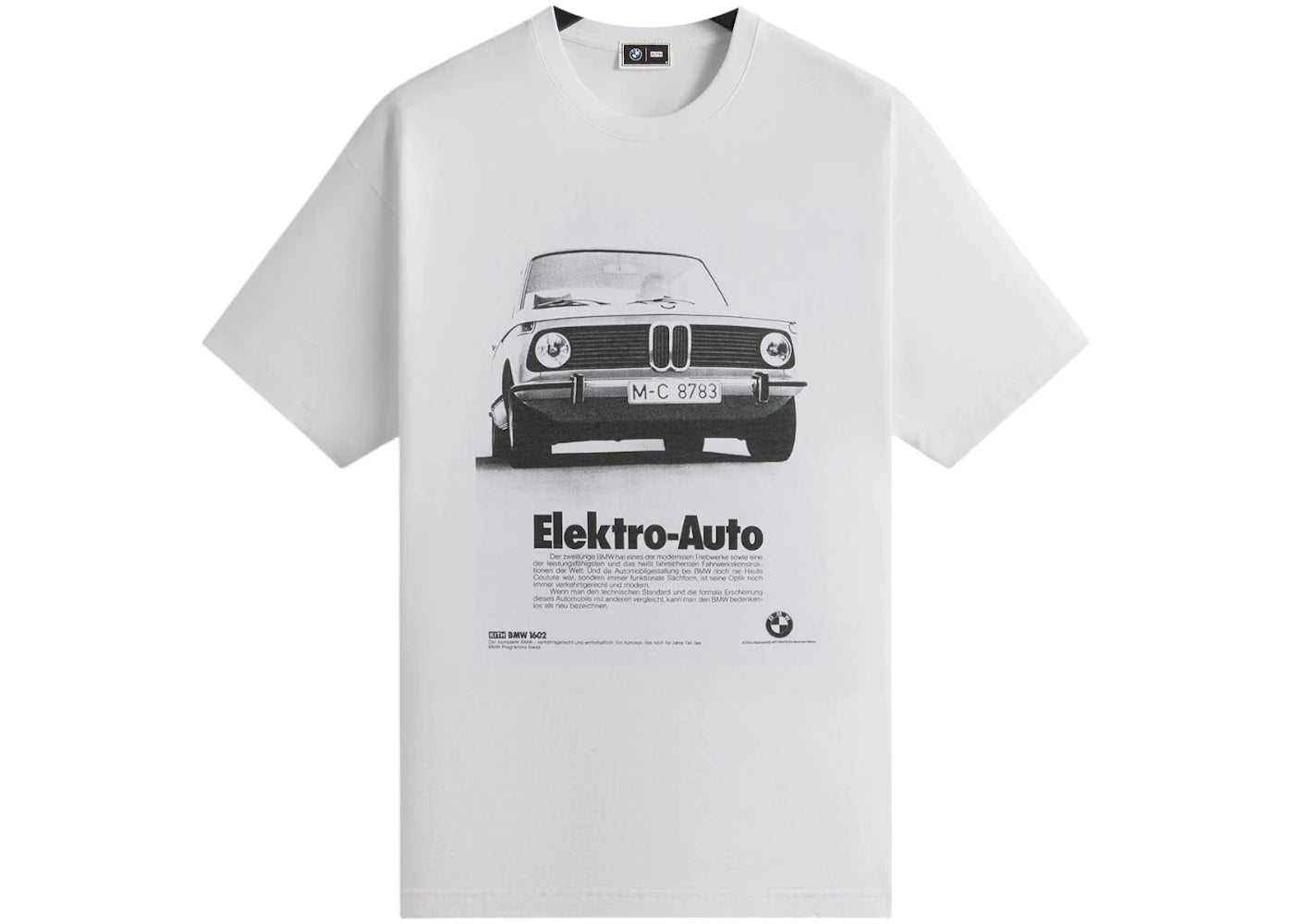 Kith x BMW Electro Auto Vintage Tee White