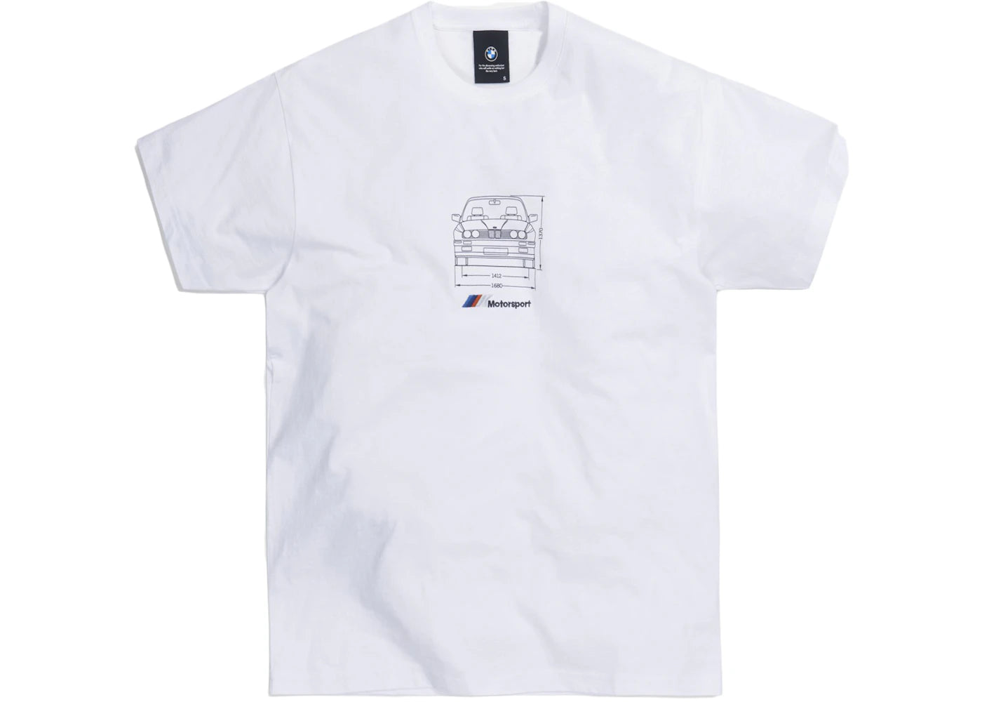 Kith x BMW Front Dimensions Tee White