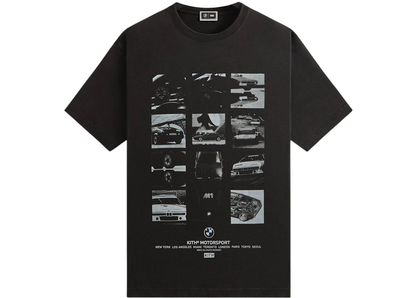 Kith x BMW Gallery Vintage Tee Black