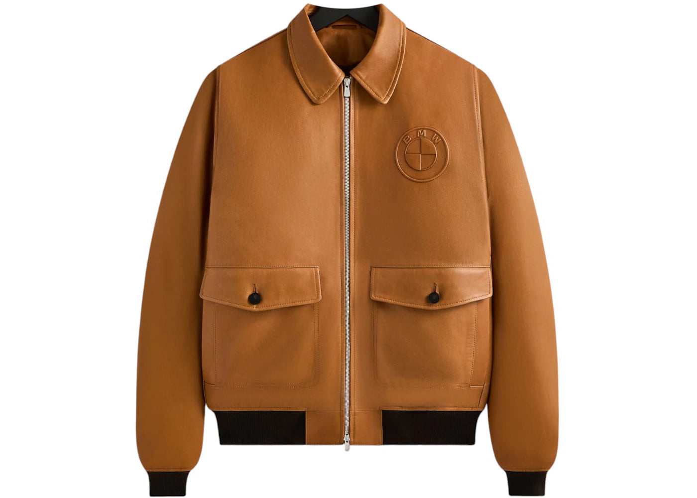 Kith x BMW Leather Hawthorne Flight Jacket Desert