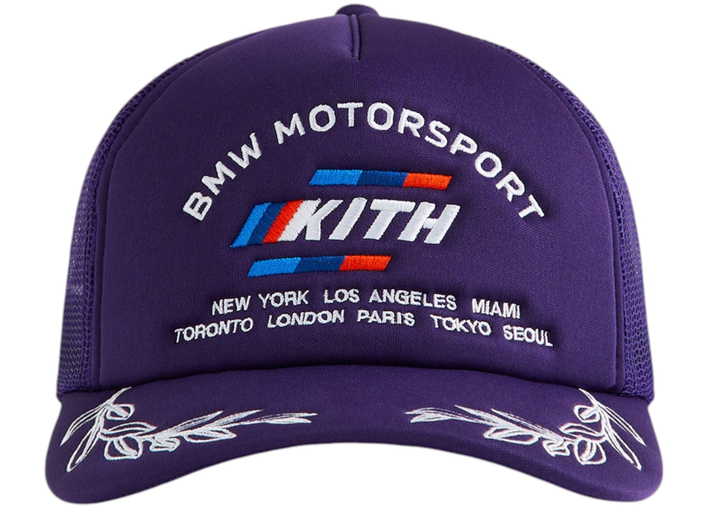 Kith x BMW M Nolan Trucker Hat Techno Violet