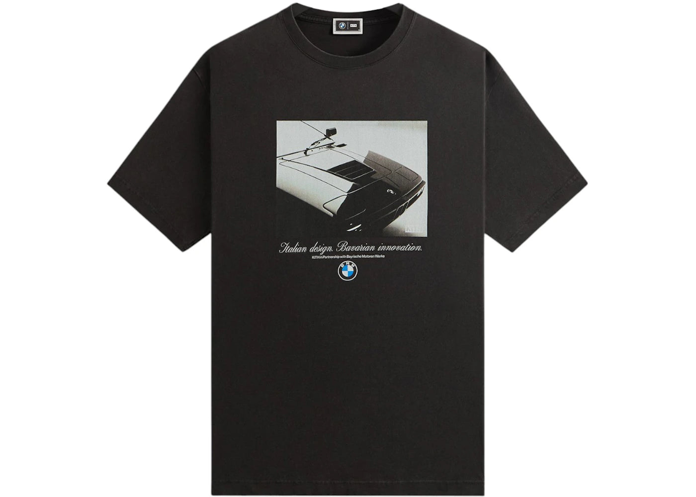 Kith x BMW M1 Portrait Vintage Tee Black