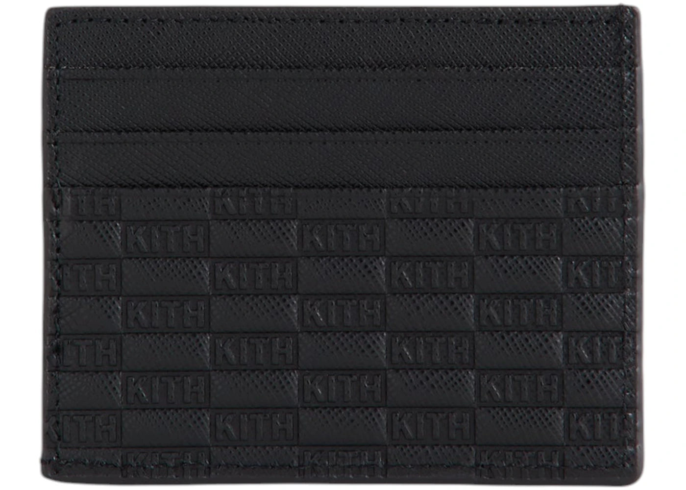 Kith x BMW Monogram Leather Card Holder Black