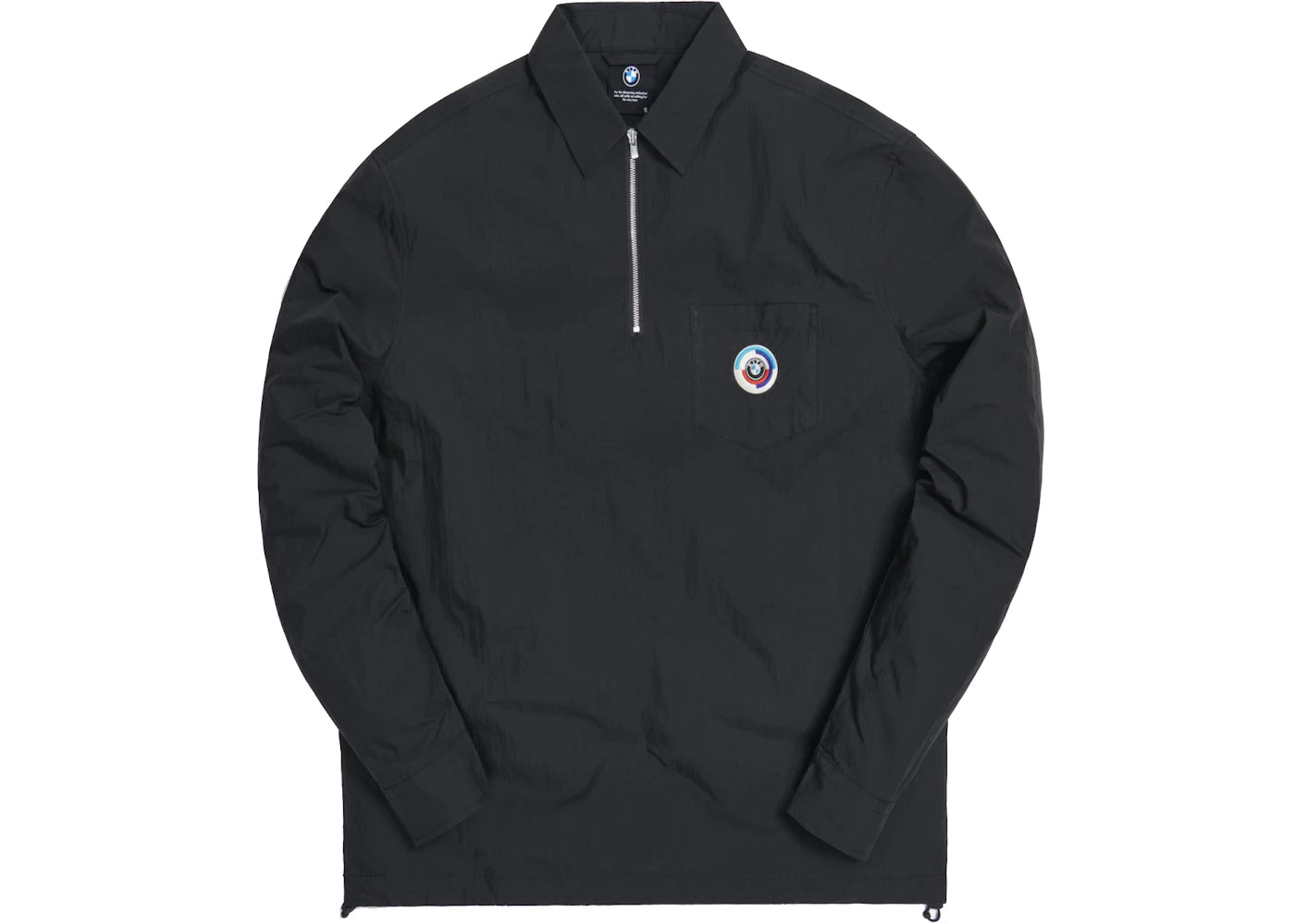 Kith x BMW Quarter Zip Collared Shirt Black