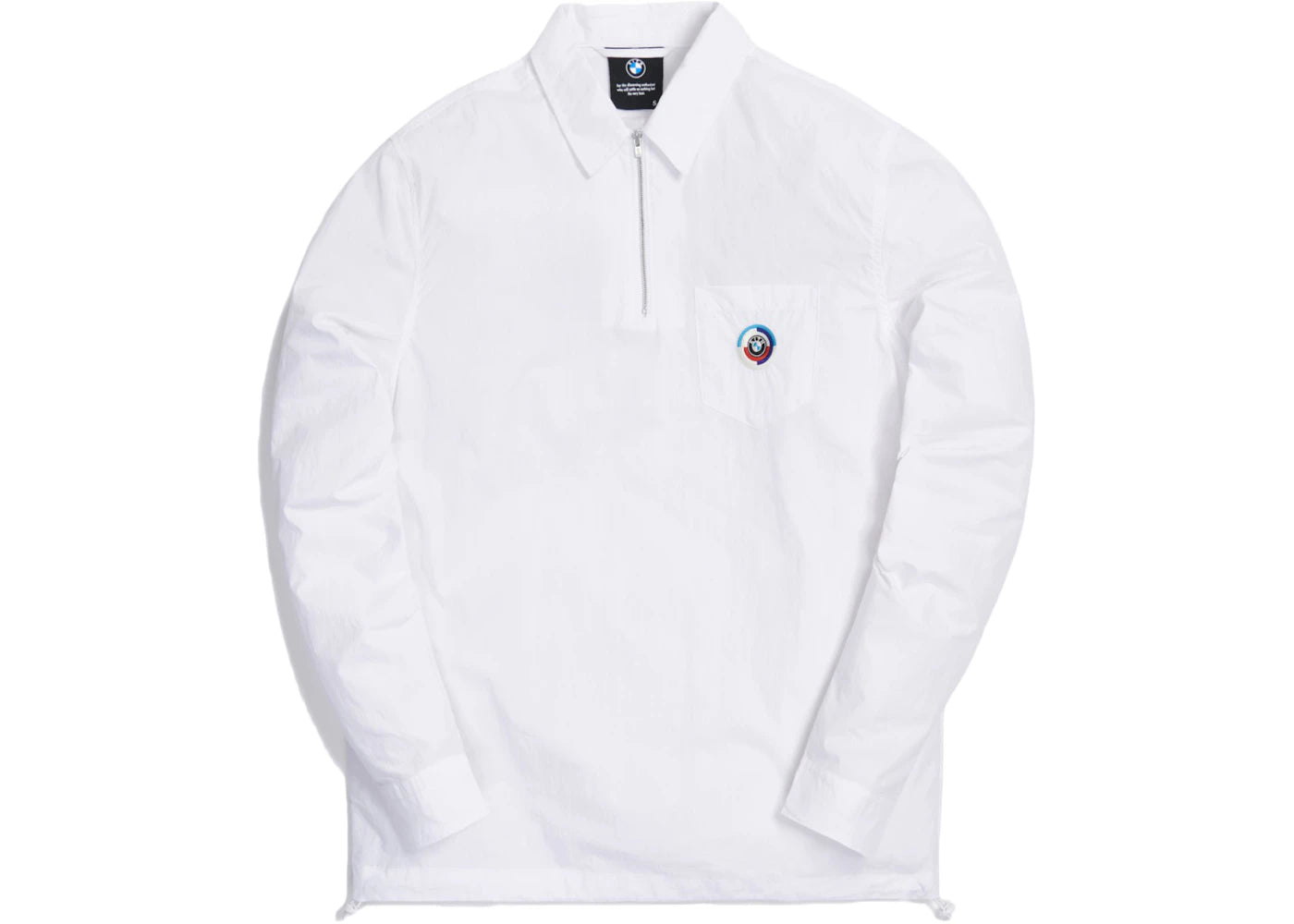 Kith x BMW Quarter Zip Collared Shirt White