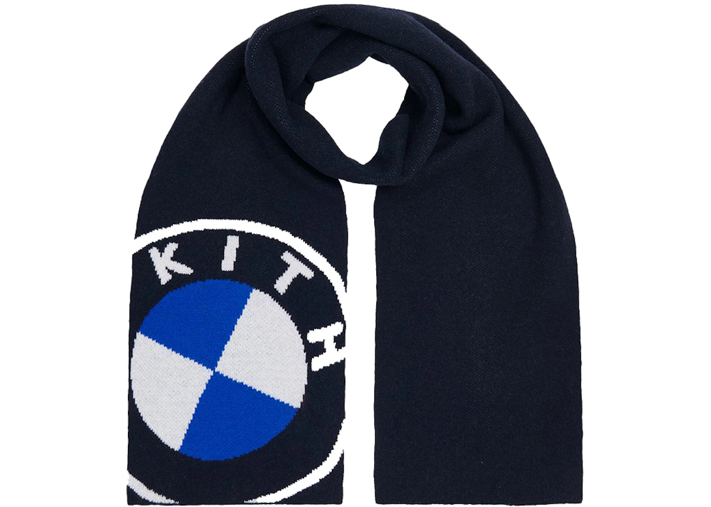 Kith x BMW Roundel Knit Scarf Black