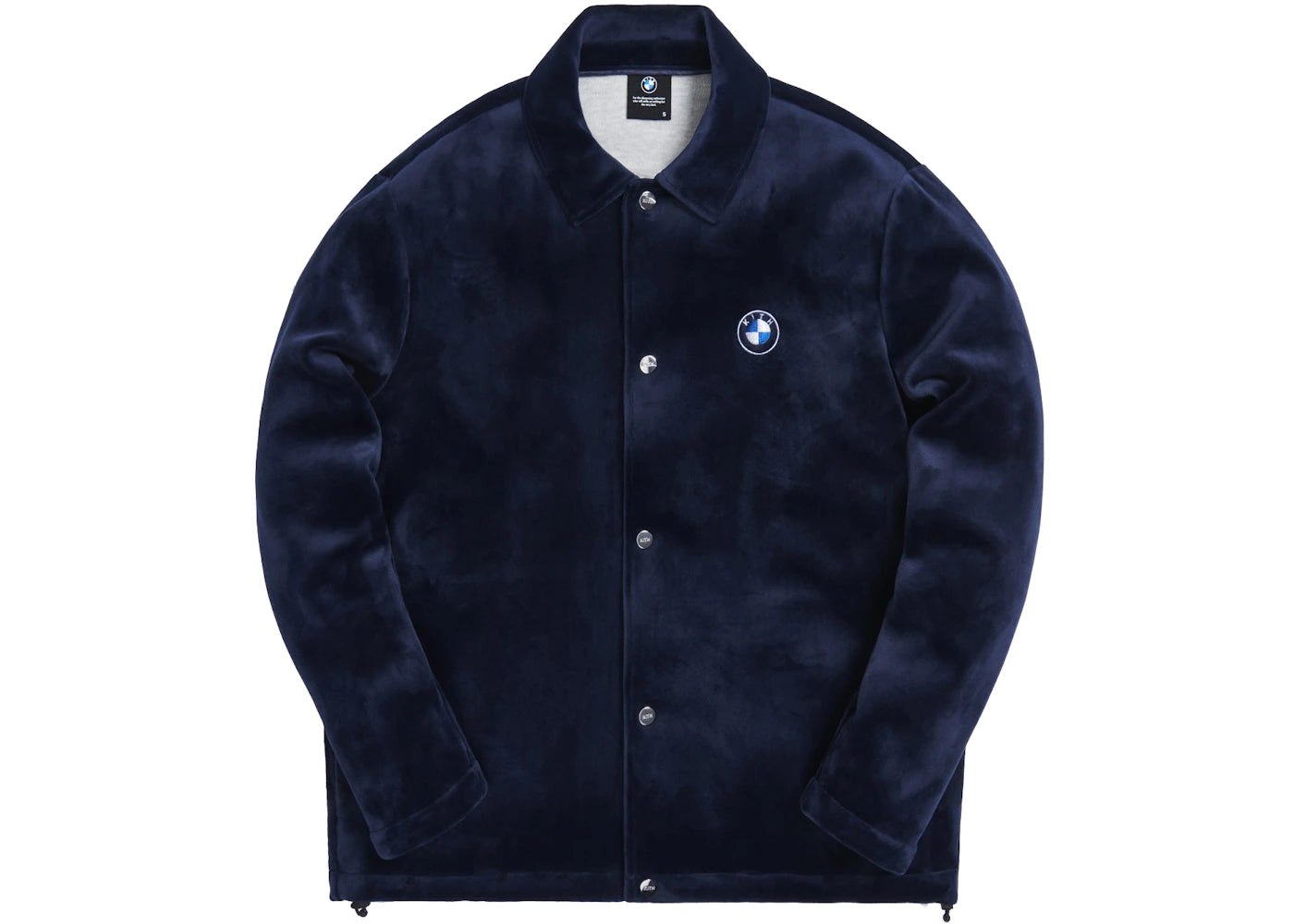 Kith x BMW Velour Coaches Jacket Navy