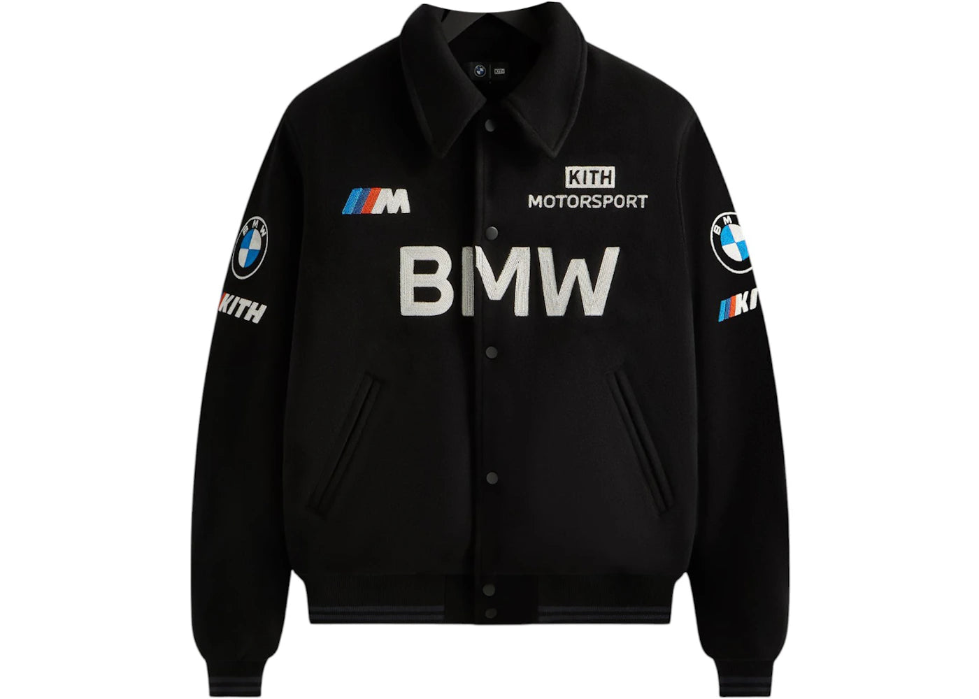 Kith x BMW Wool Coaches Jacket Black