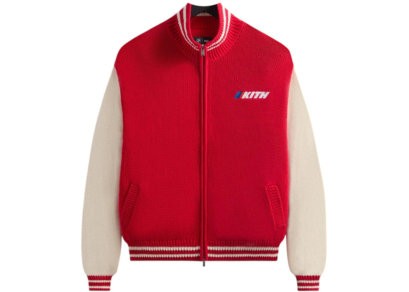 Kith x BMW Wyona Full Zip Sweater Cinnabar