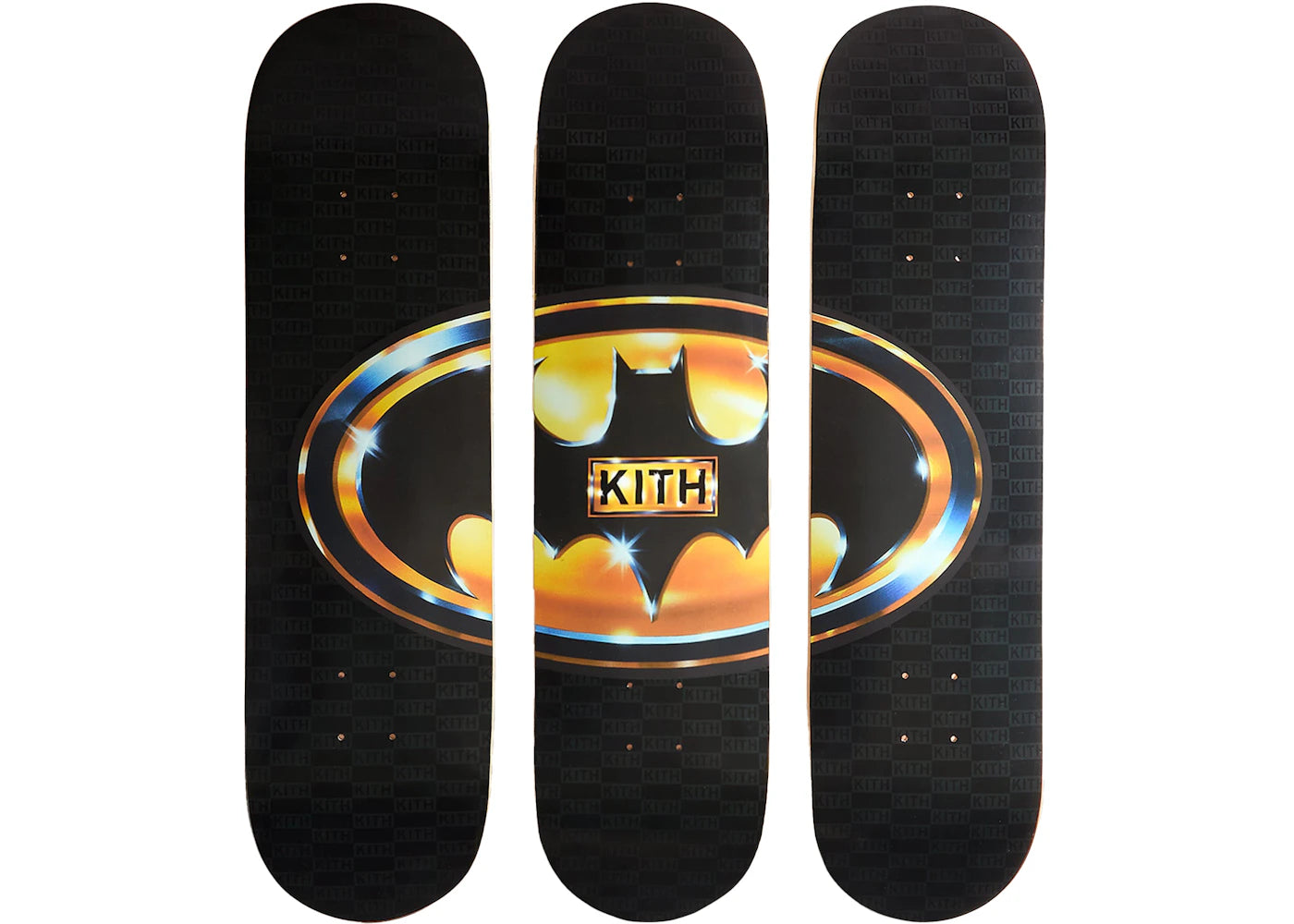 Kith x Batman 1989 Triptych Skatedeck Set