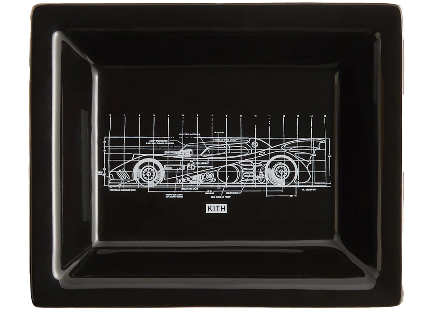 Kith x Batman Batmobile Schematics Catchall Tray