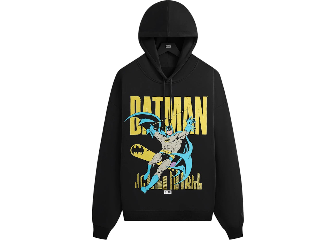 Kith x Batman Classic Vintage Nelson Hoodie Black