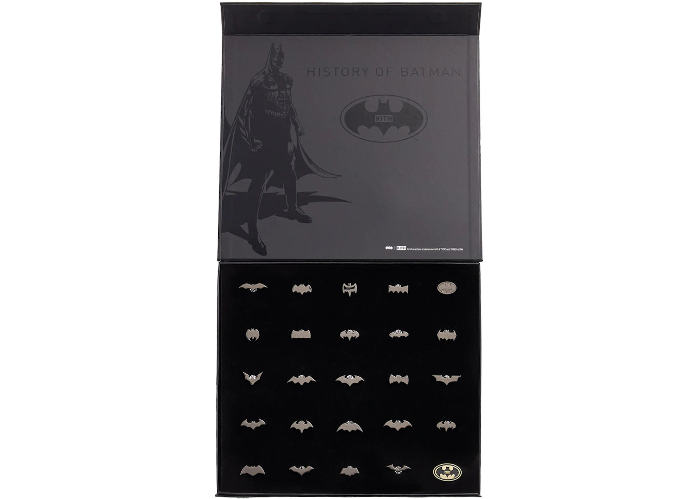 Kith x Batman History Of Batman 25-Pin Set