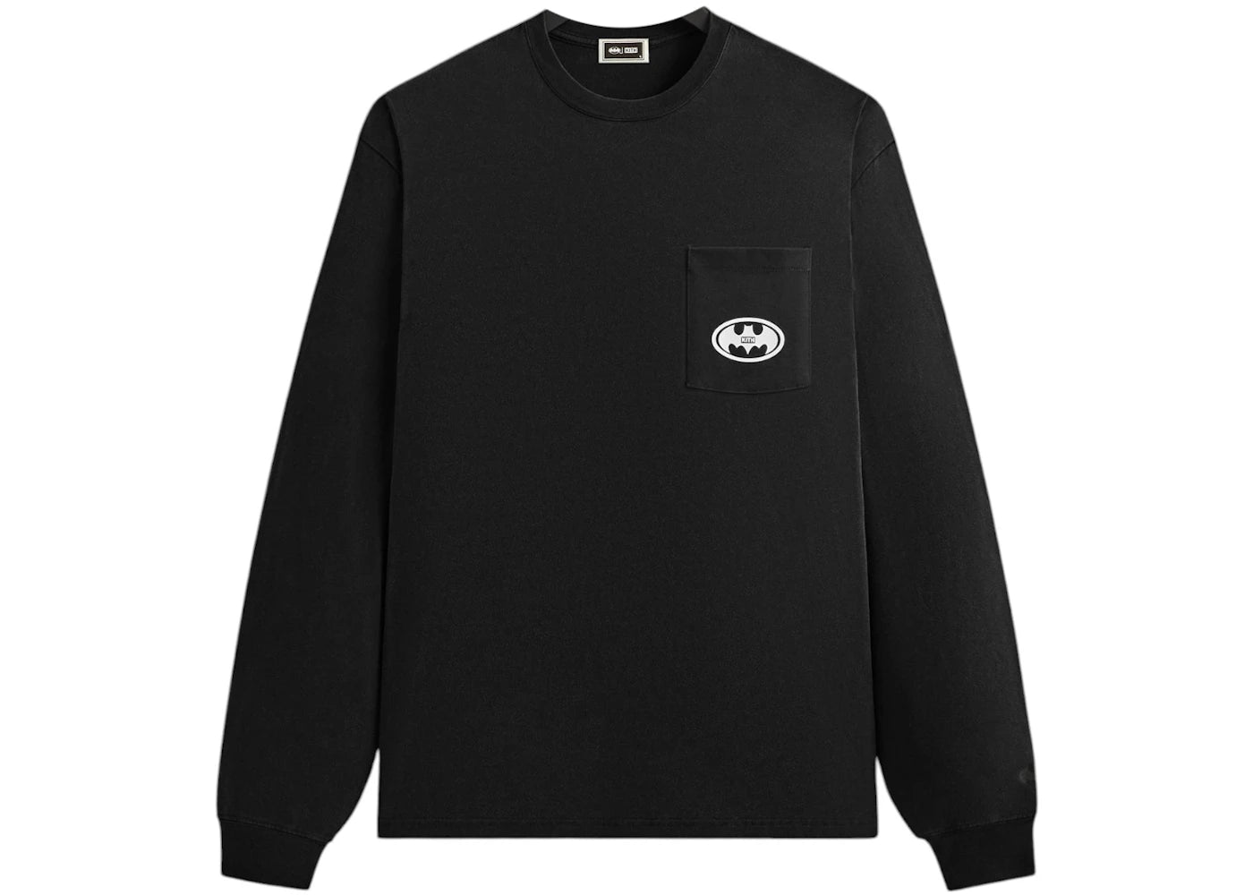 Kith x Batman History Vintage Pocket Long Sleeve Tee Black