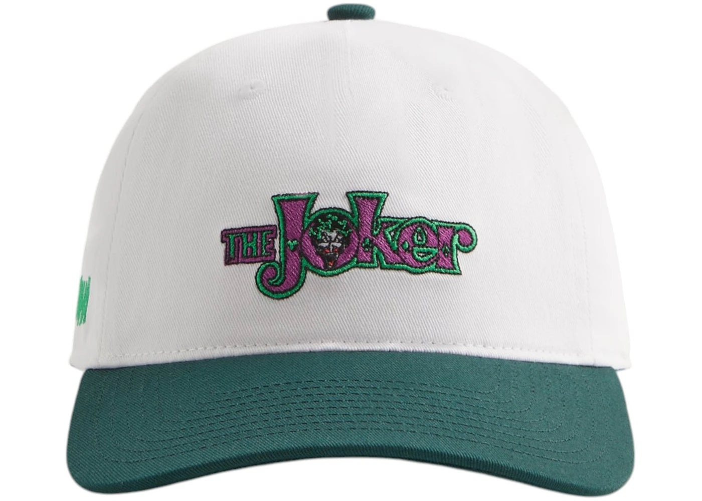 Kith x Batman Joker Twill Low Pinch Crown Snapback Cap White