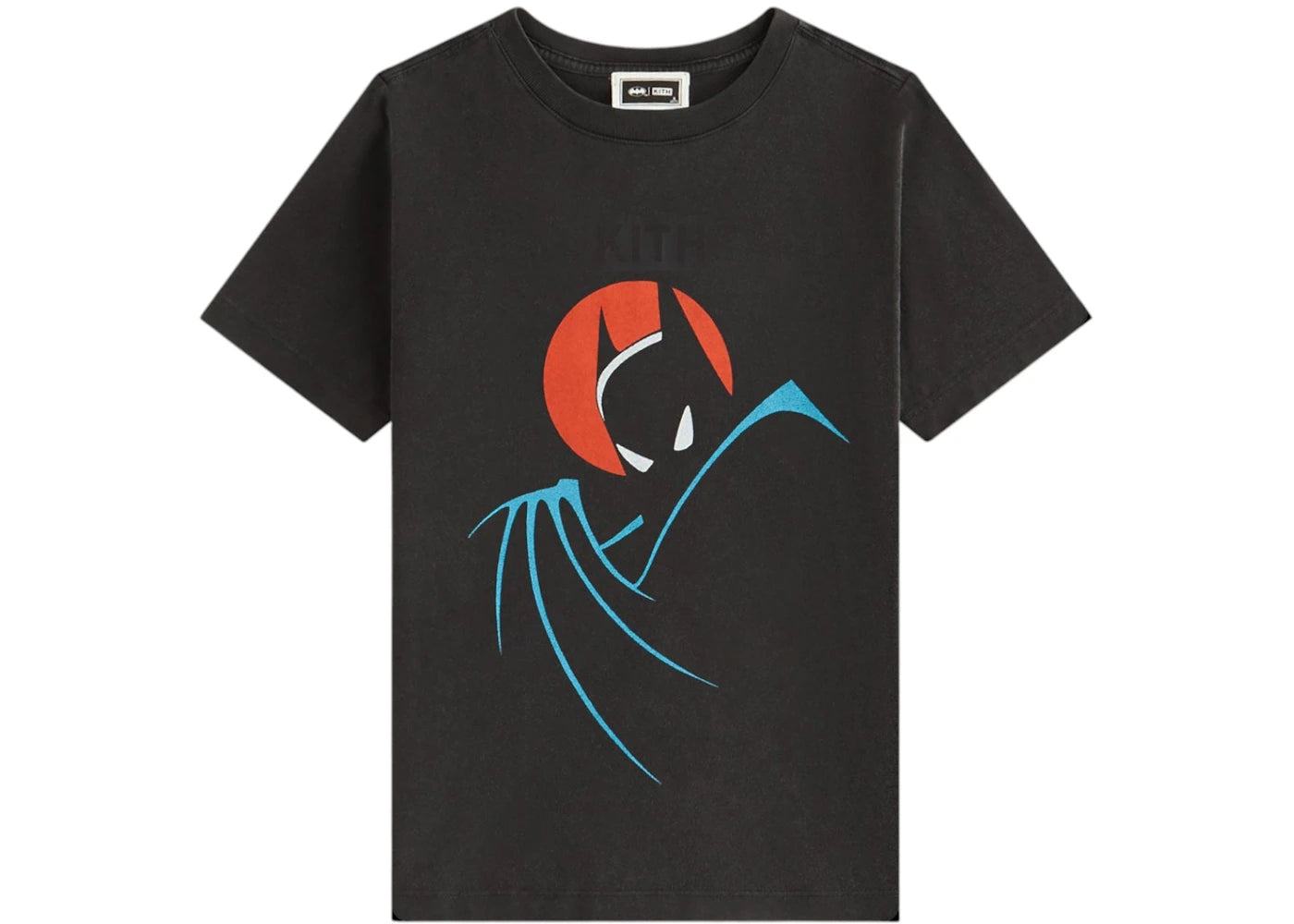 Kith x Batman Kids Animated Vintage Tee Black