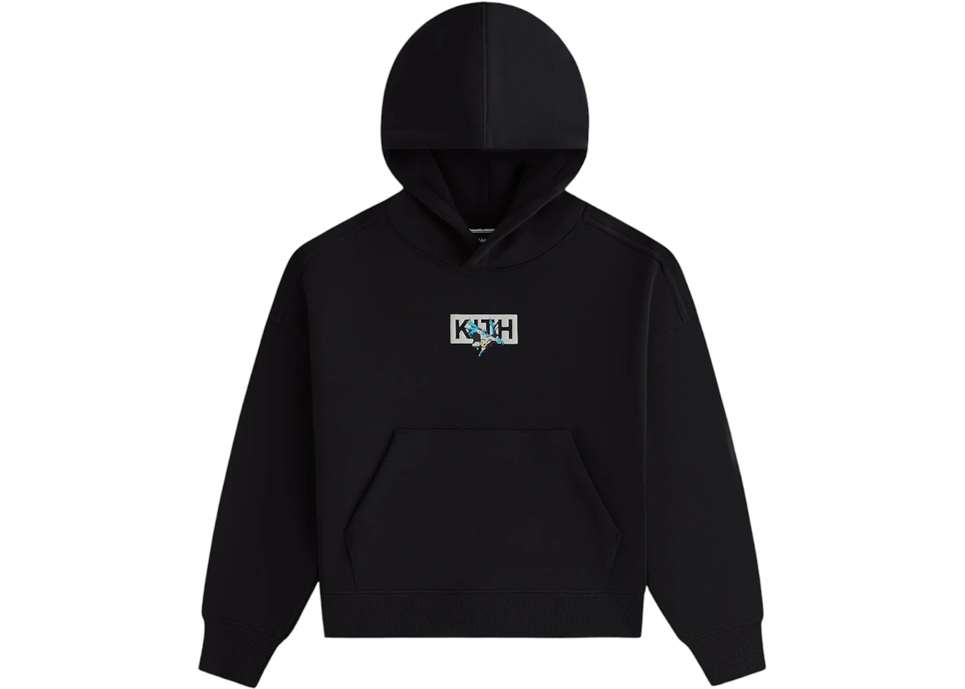 Kith x Batman Kids Classic Logo Nelson Hoodie Black
