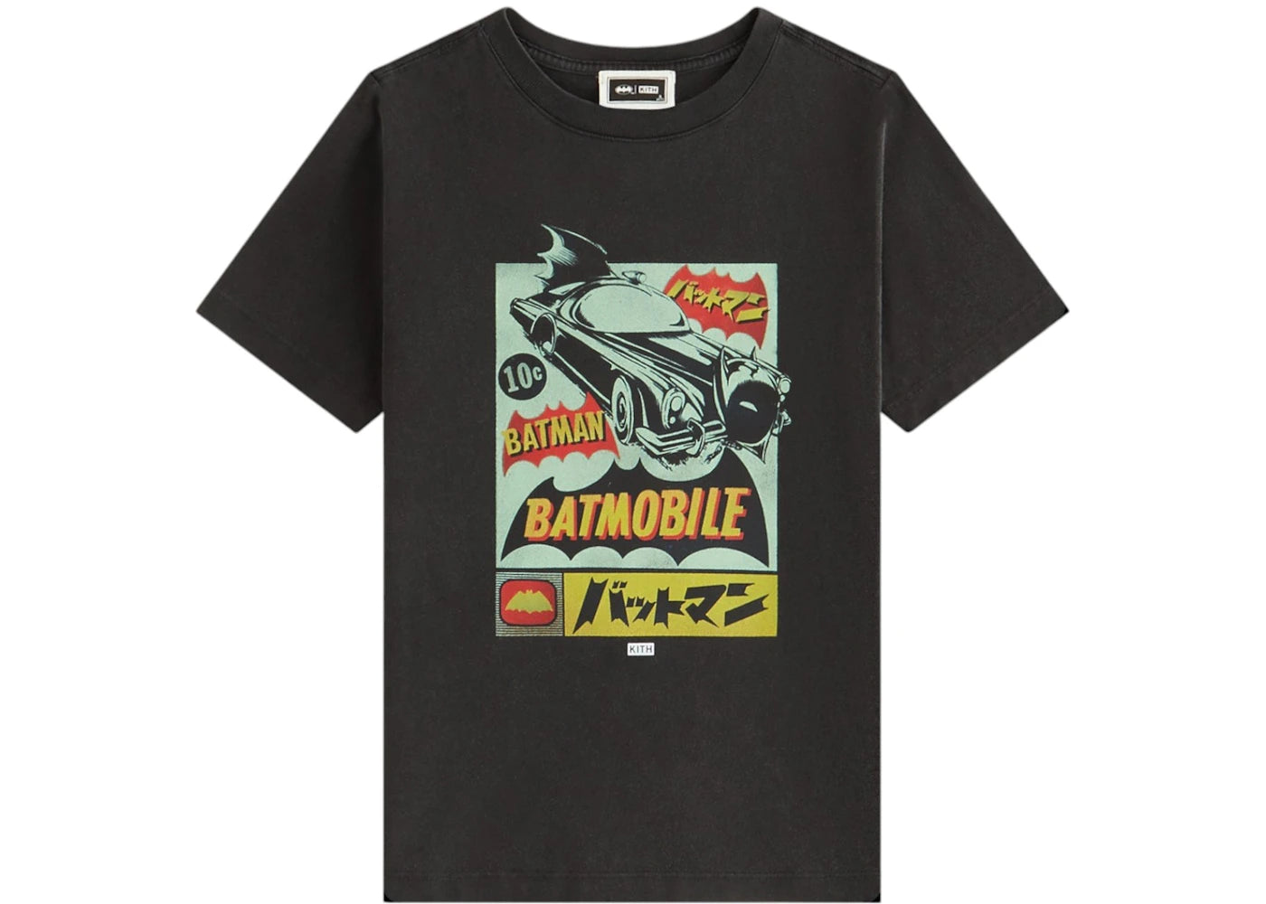 Kith x Batman Kids Japanese Vintage Tee Black