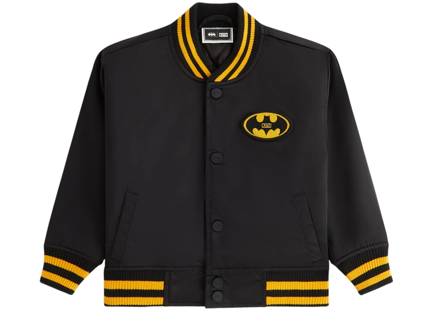 Kith x Batman Kids Satin Bomber Jacket Black