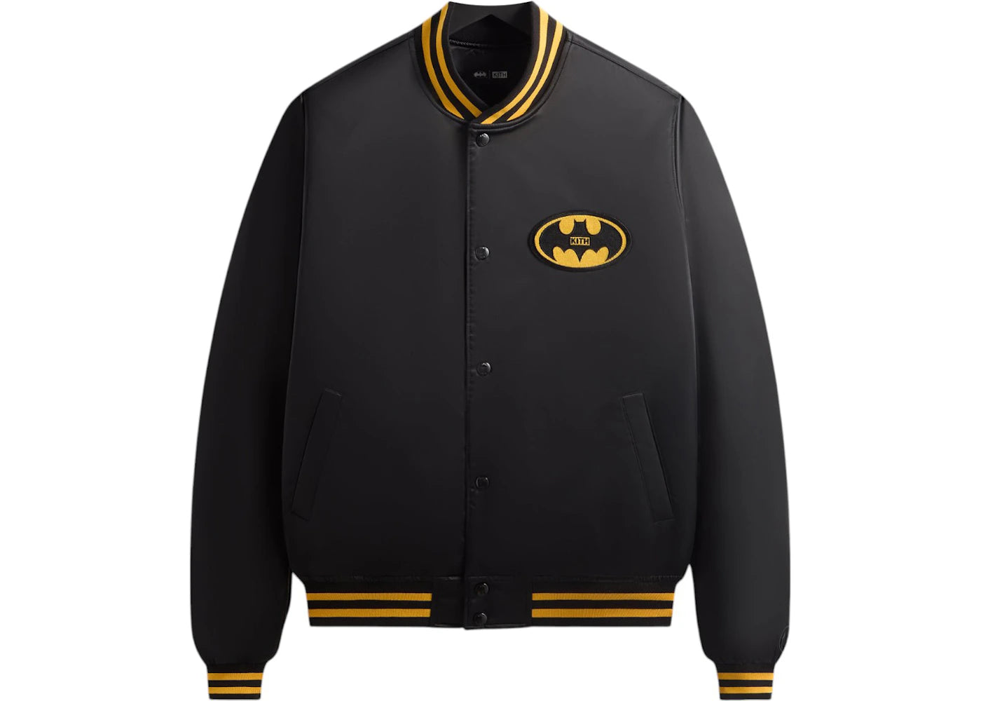 Kith x Batman Satin Bomber Jacket Black