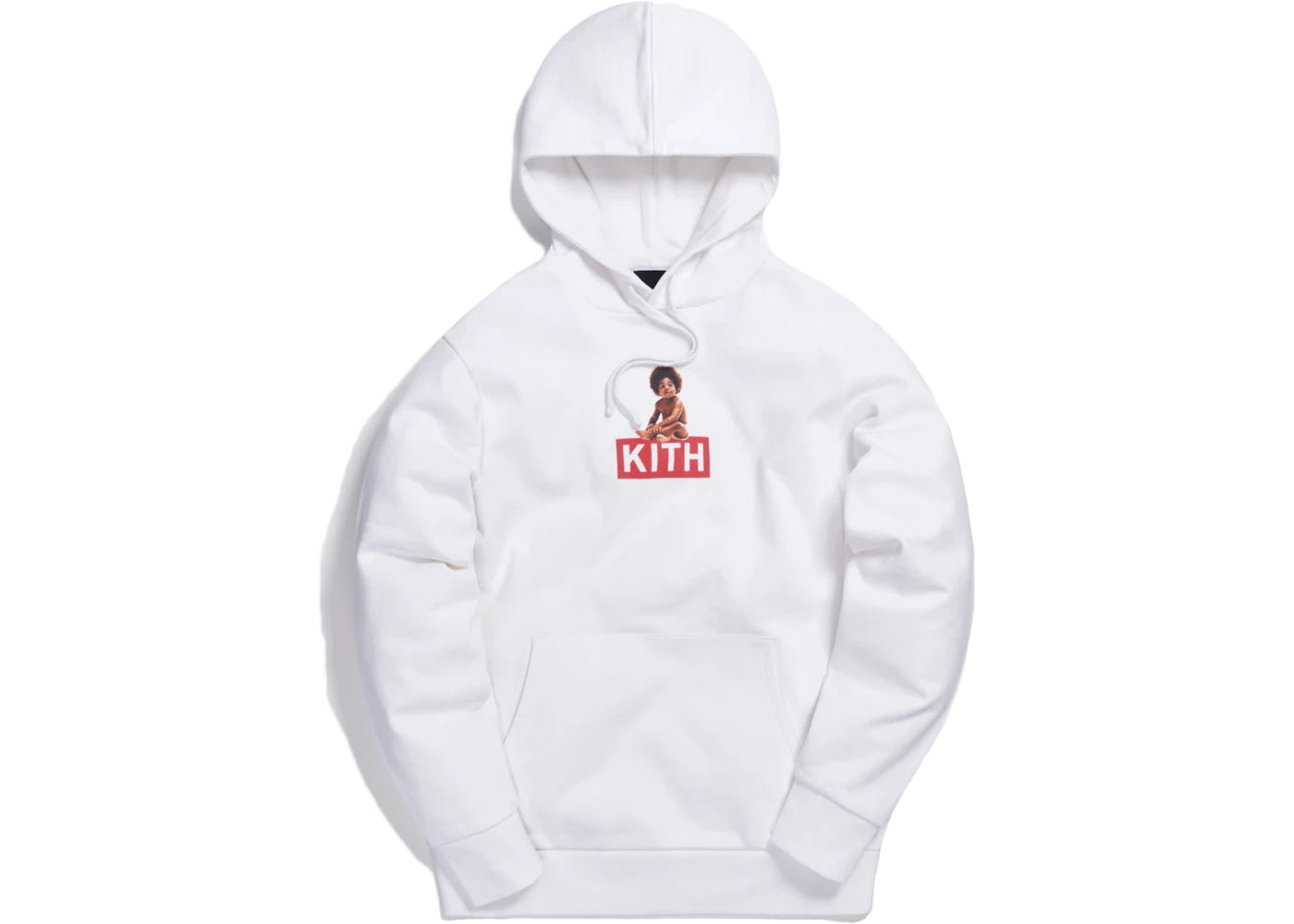 Kith x Biggie Classic Logo Hoodie White