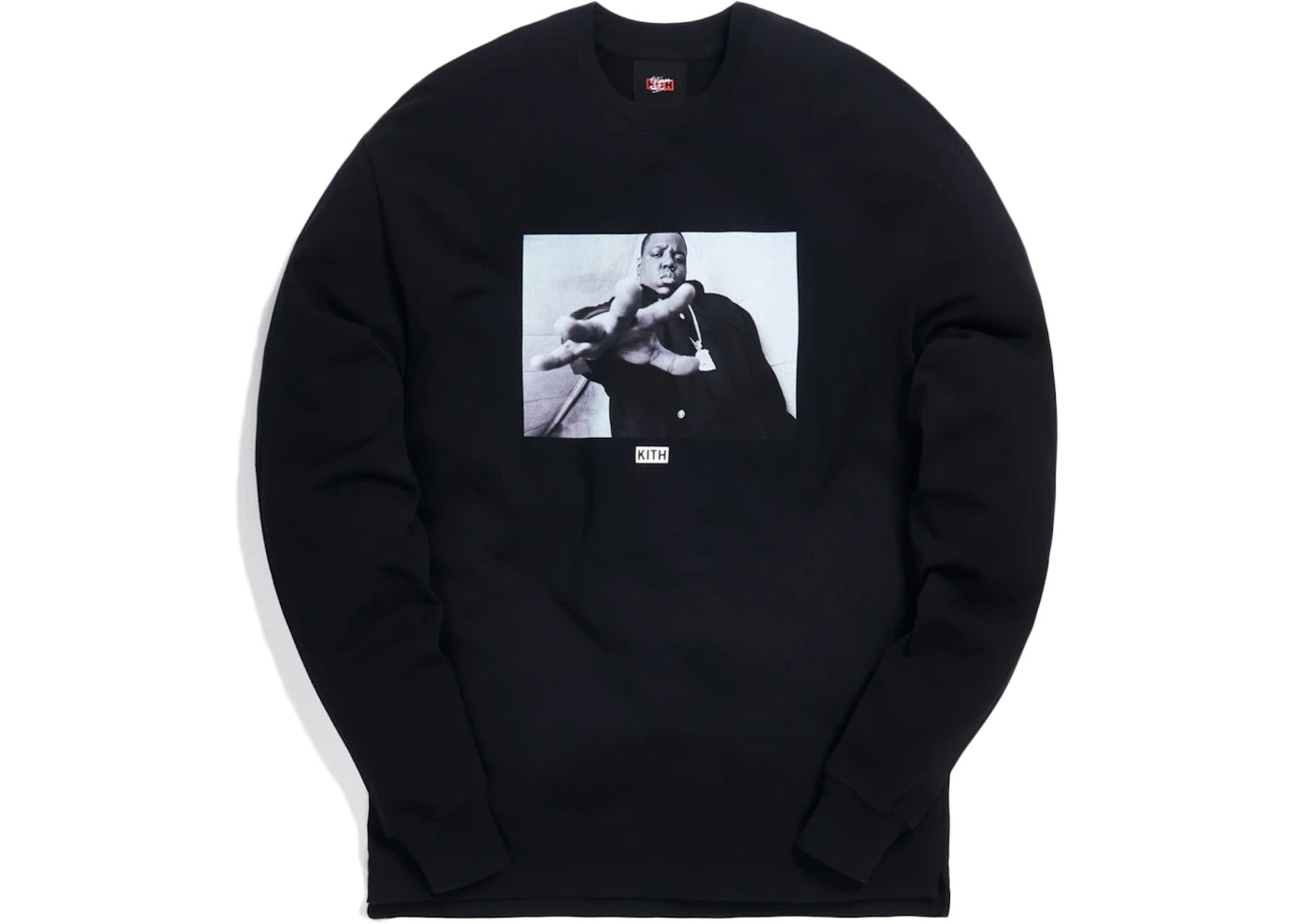 Kith x Biggie Gimme The Loot L/S Tee Black