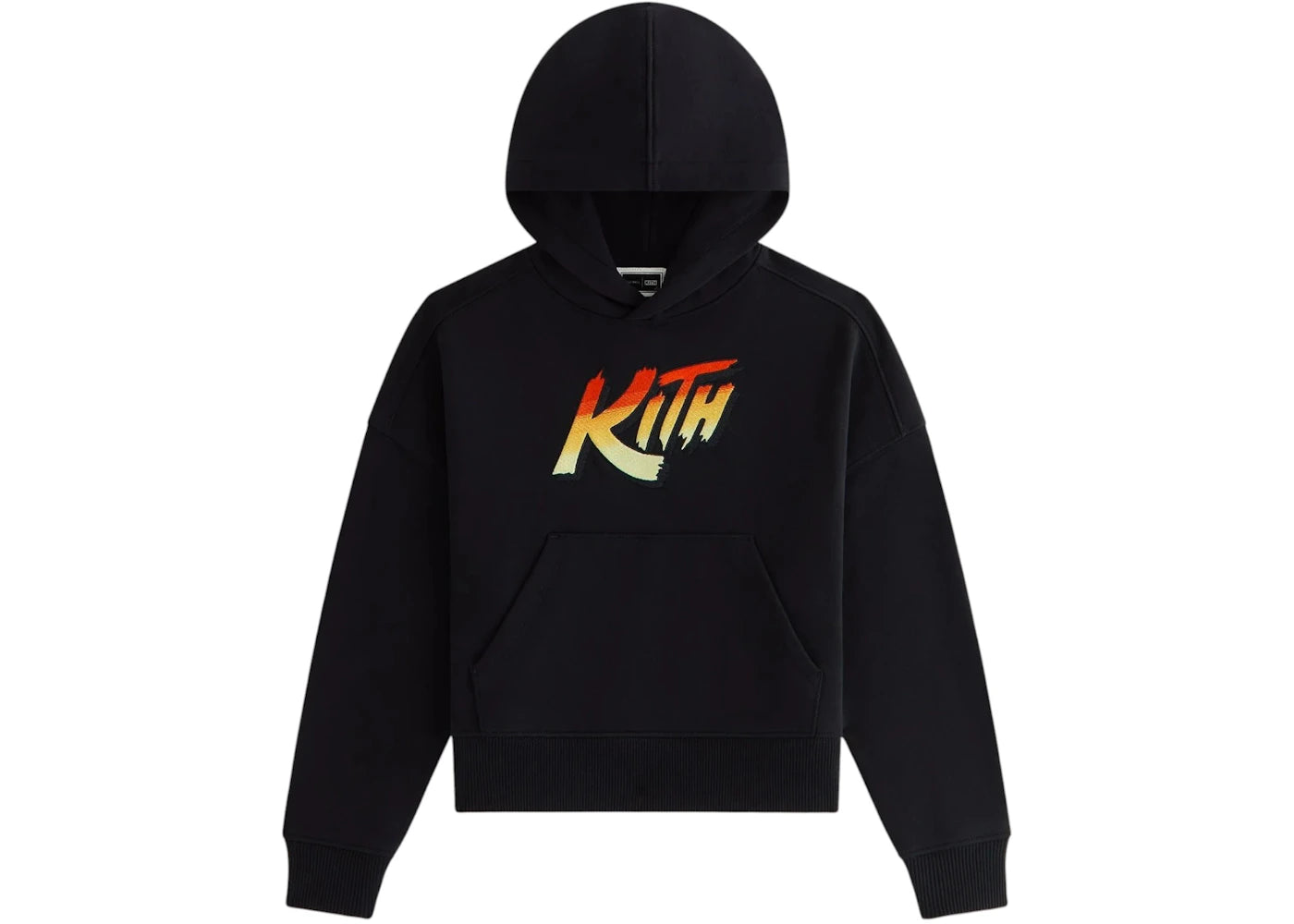 Kith x Capcom Kids Street Fighter Flame Nelson Hoodie Black