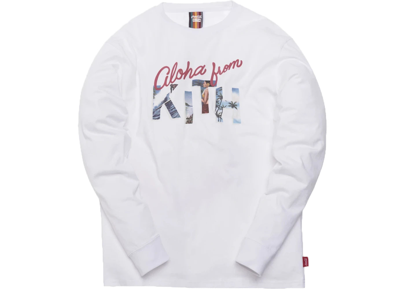 Kith x Coca-Cola Aloha L/S Tee White