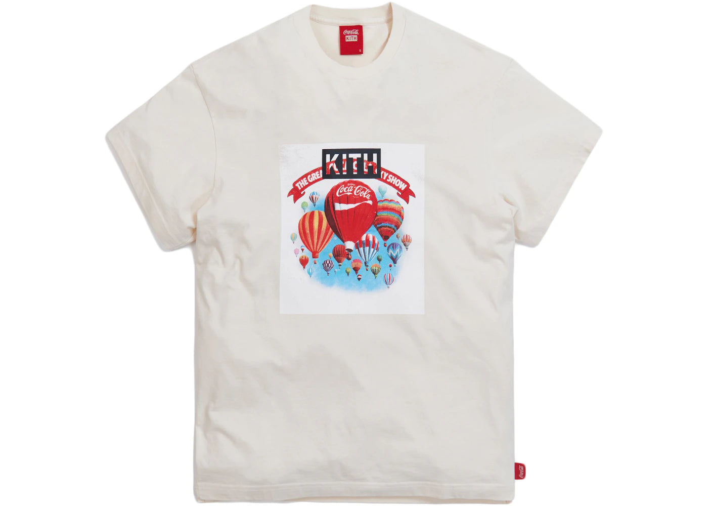 Kith x Coca-Cola Balloon Vintage Tee Ivory