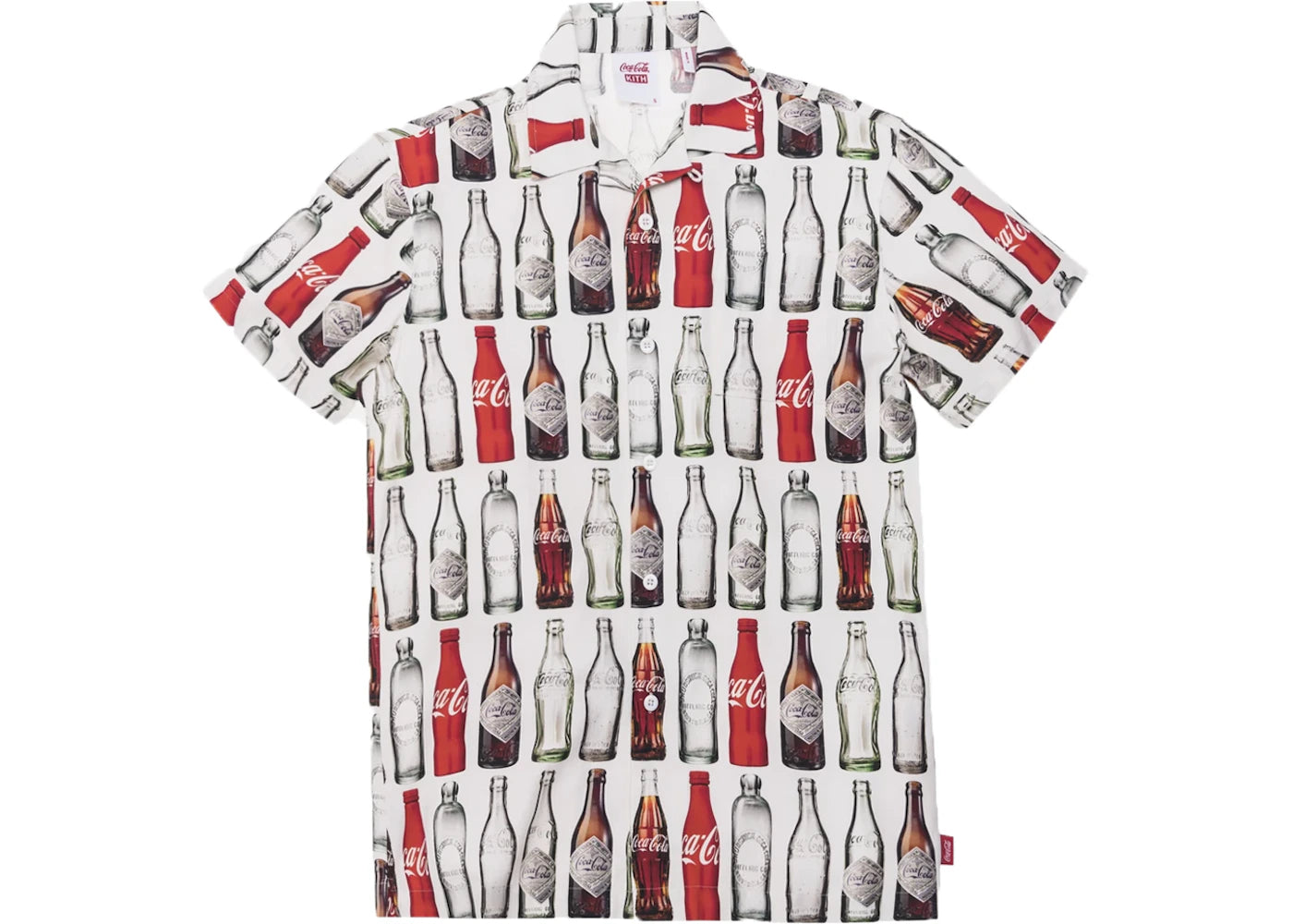 Kith x Coca-Cola Bottles Camp Button Up White