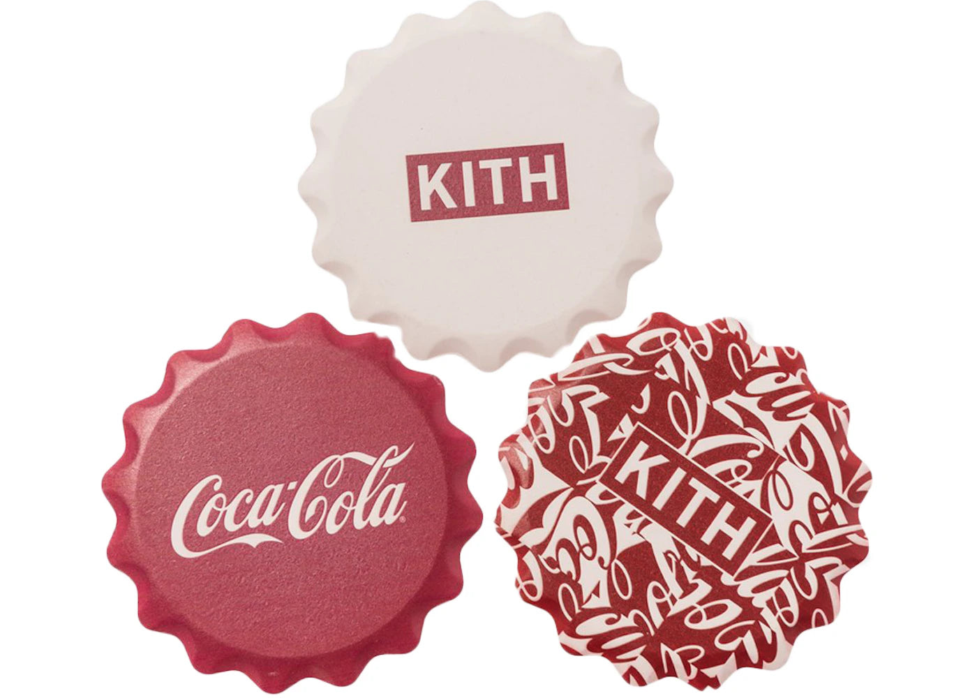 Kith x Coca-Cola Cola Coasters 3 Pack Multi