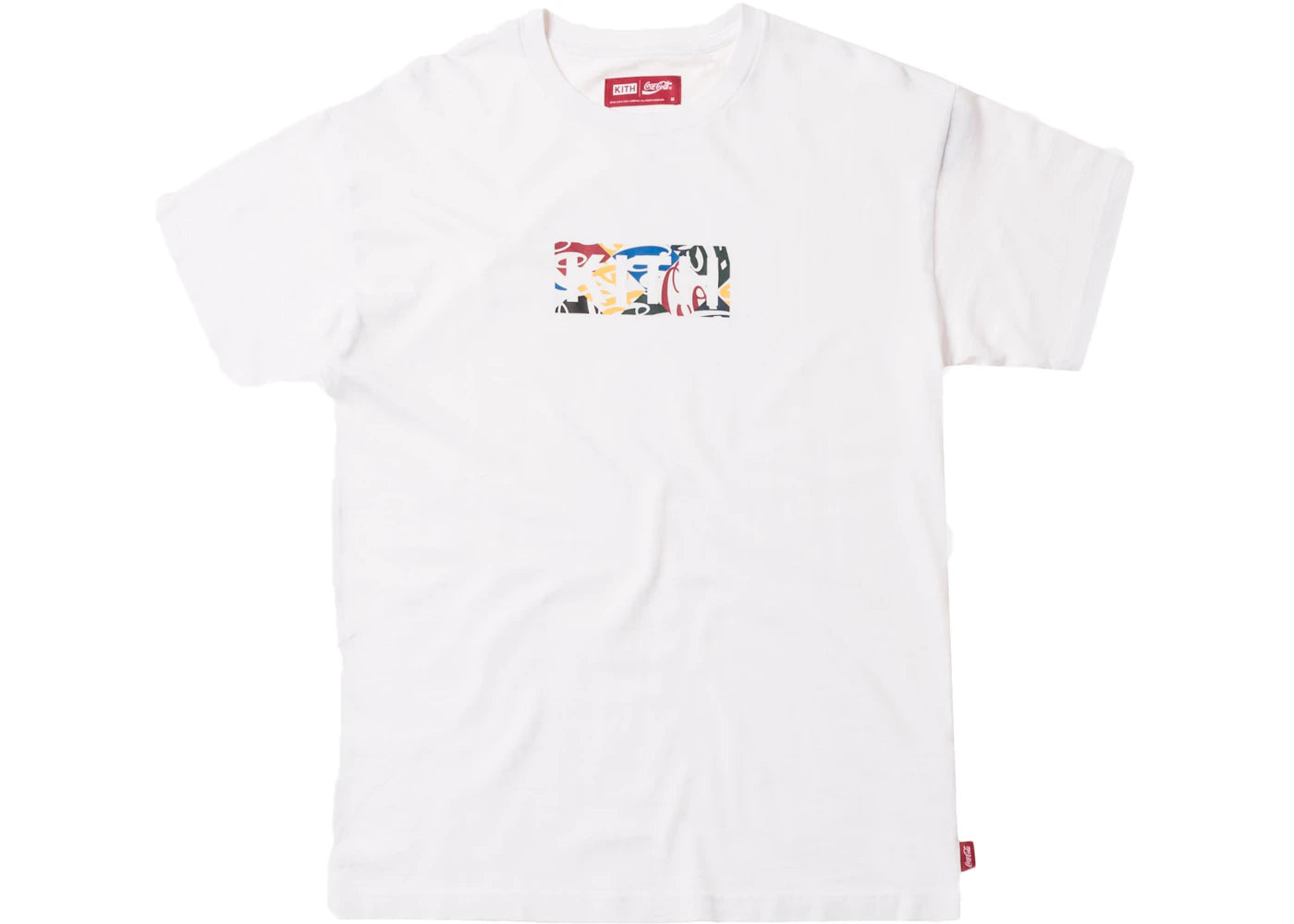 Kith x Coca-Cola Cubed Global Logo Tee White