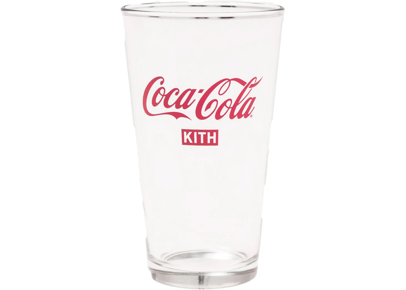 Kith x Coca-Cola Cubed Pint Glass Clear