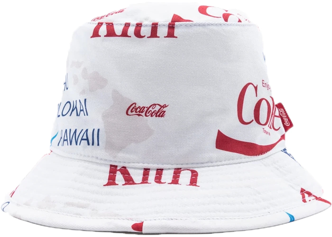 Kith x Coca-Cola Hawaii Bucket Hat White