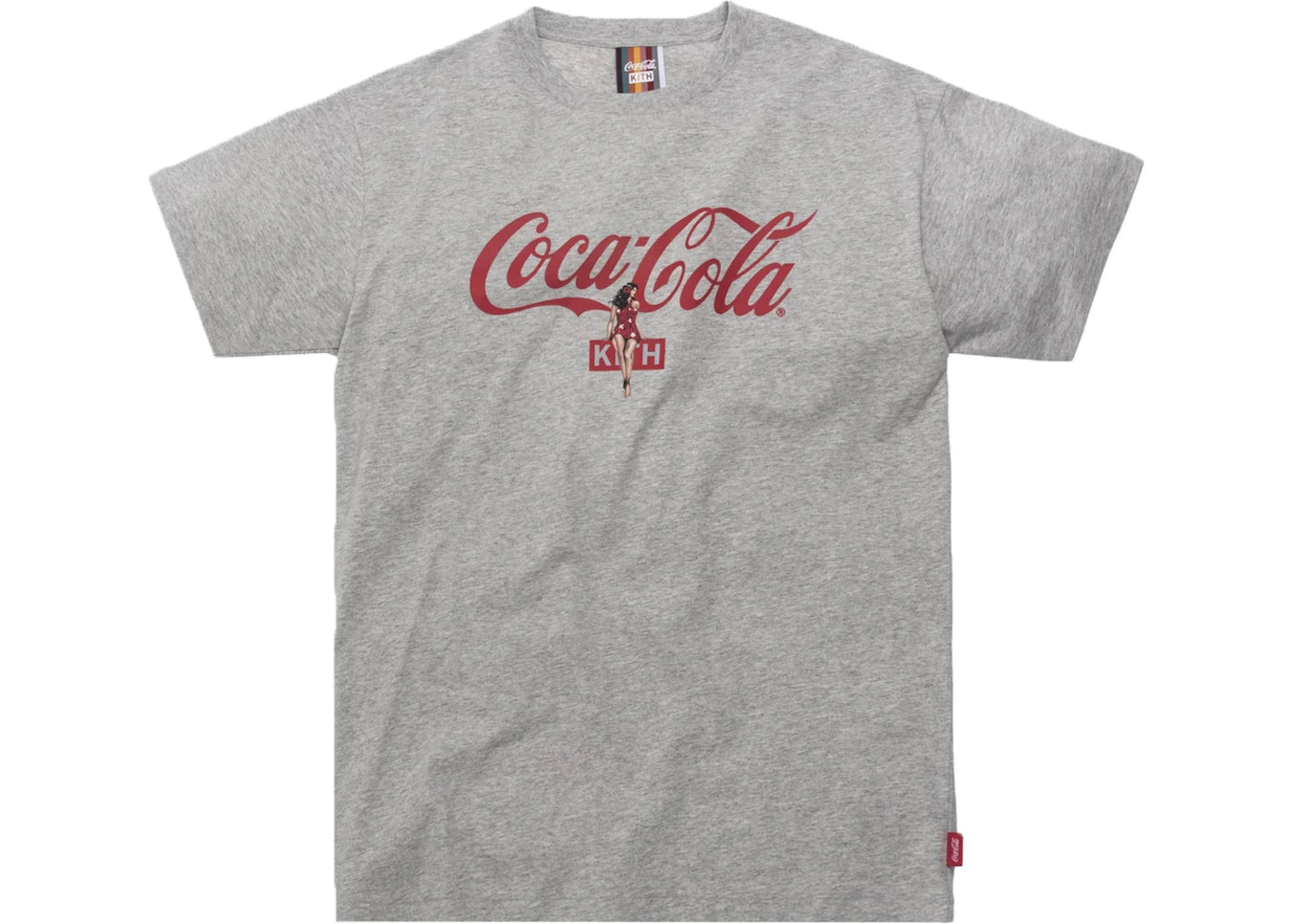 Kith x Coca-Cola Hula Tee Heather Grey