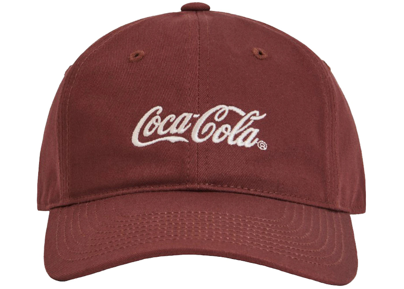 Kith x Coca-Cola Logo Cap Burgundy