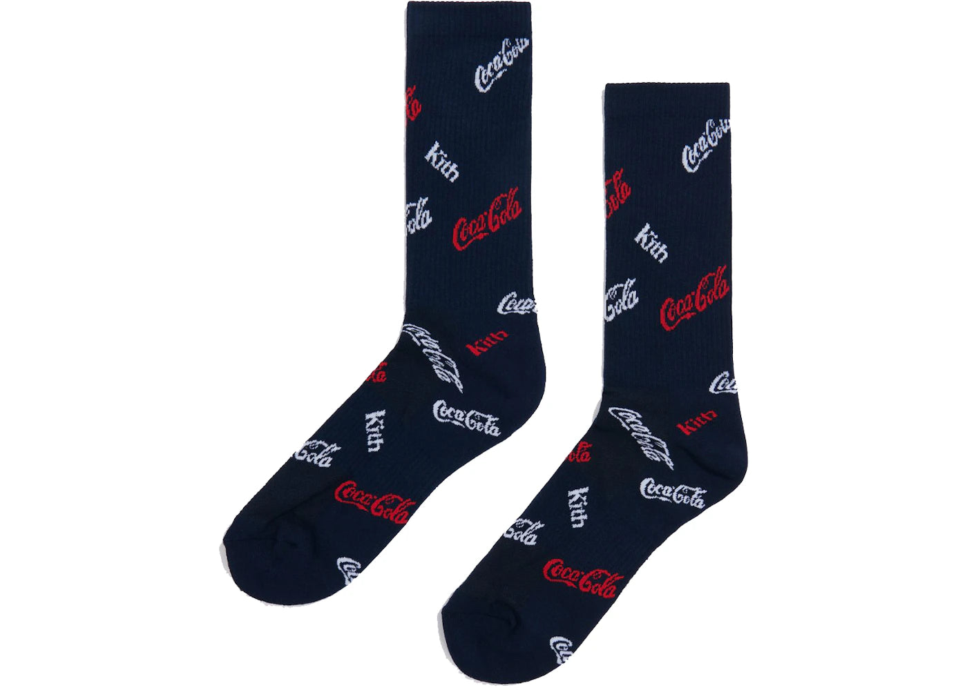 Kith x Coca-Cola Logo Sock Navy
