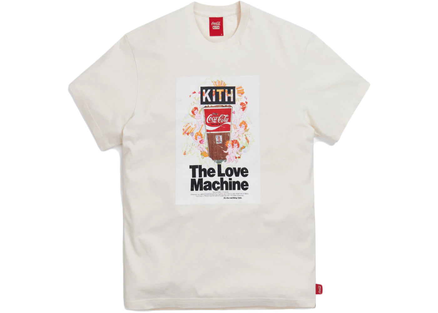 Kith x Coca-Cola Love Machine Vintage Tee Ivory