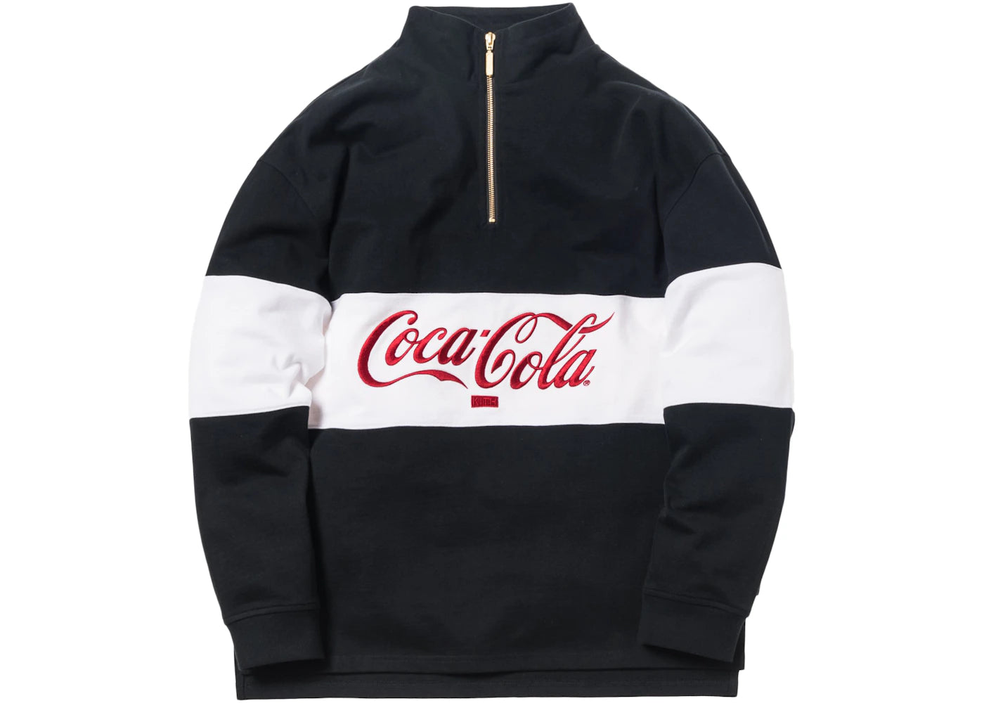 Kith x Coca-Cola Quarter-Zip Rugby Black