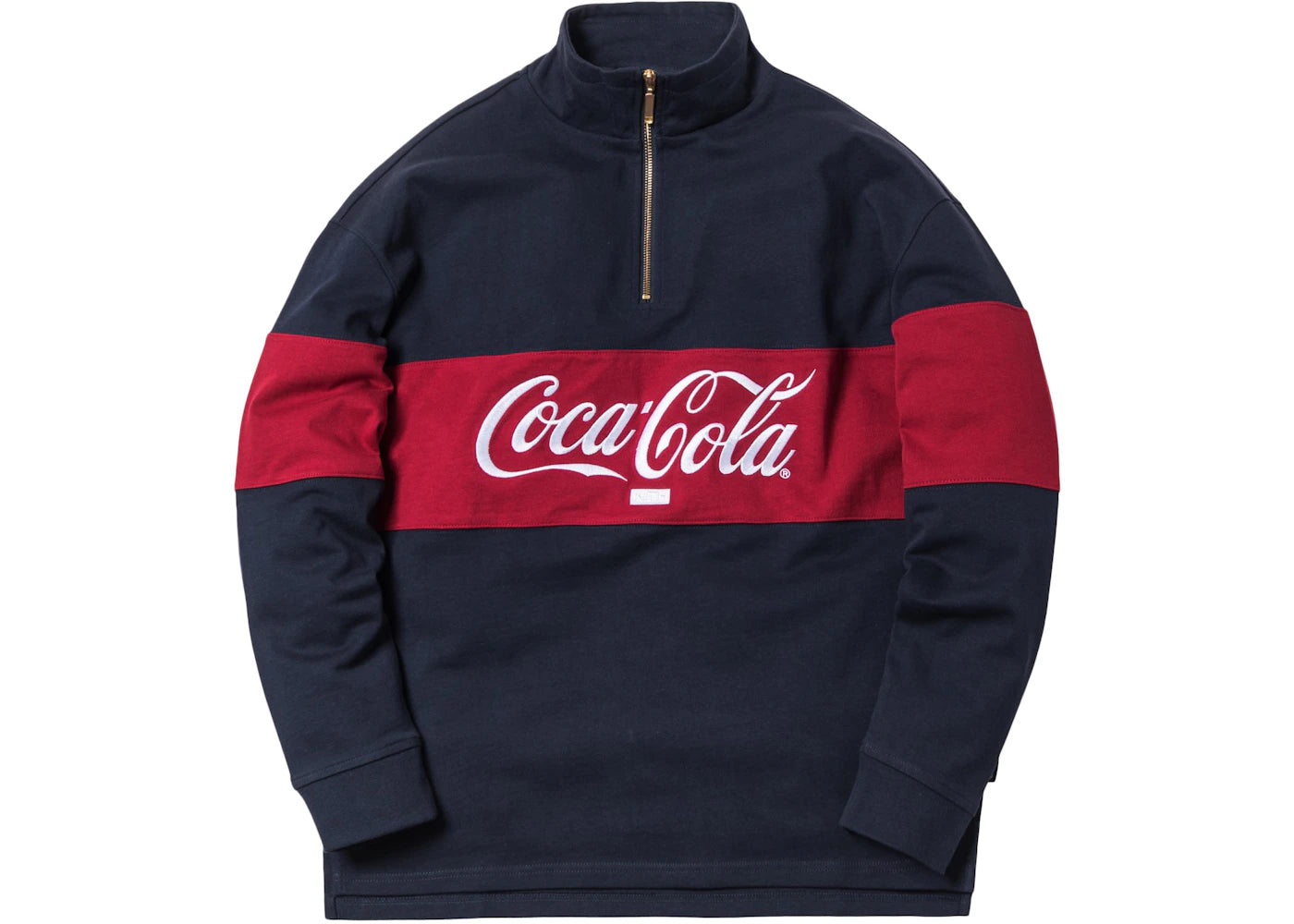 Kith x Coca-Cola Quarter-Zip Rugby Navy