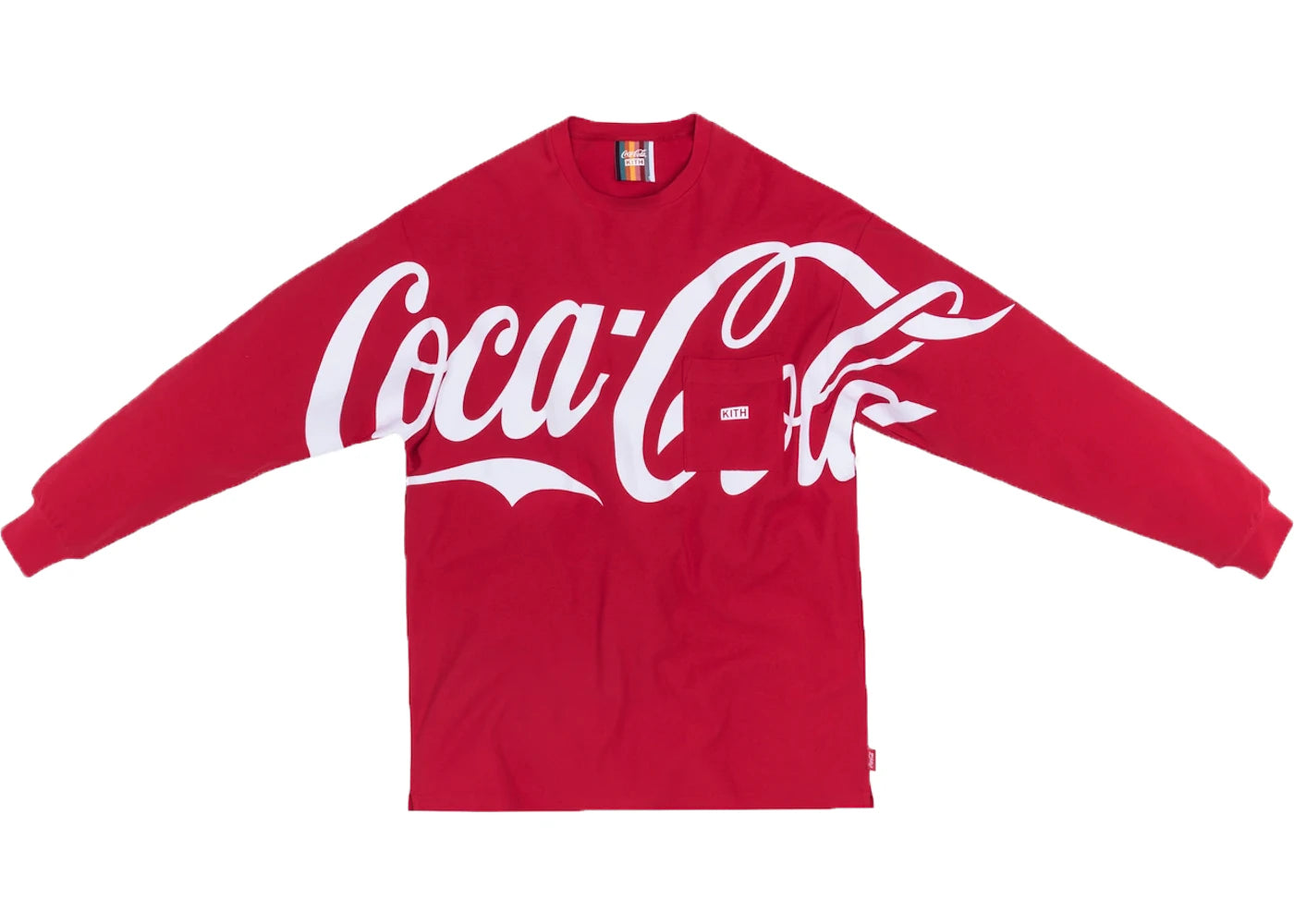 Kith x Coca-Cola Quinn L/S Tee Red