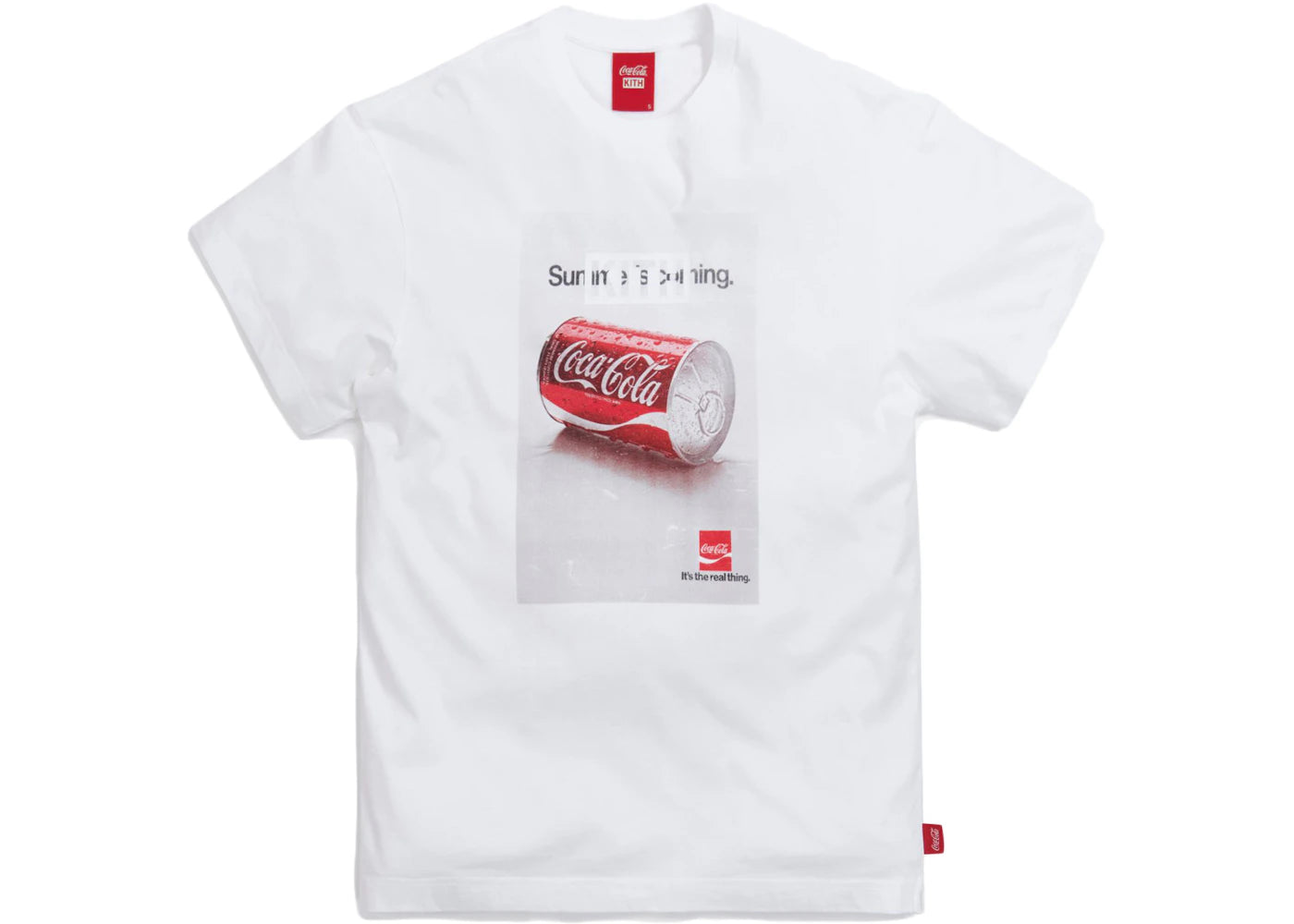 Kith x Coca-Cola Real Thing Vintage Tee White