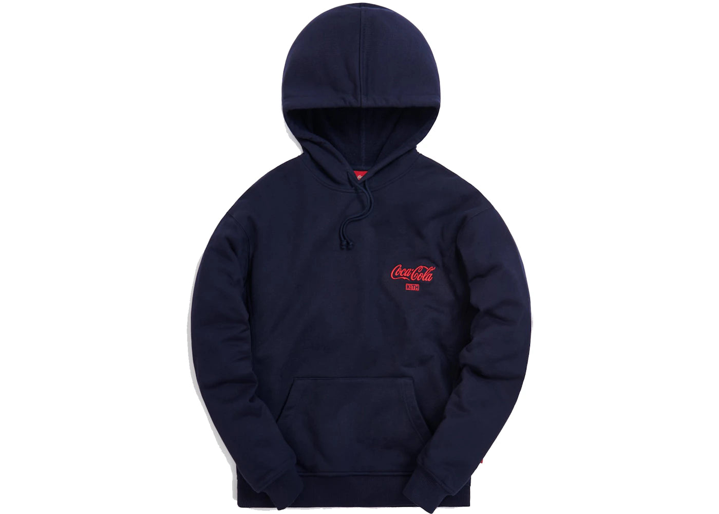 Kith x Coca-Cola Ribbon Logo Hoodie Navy