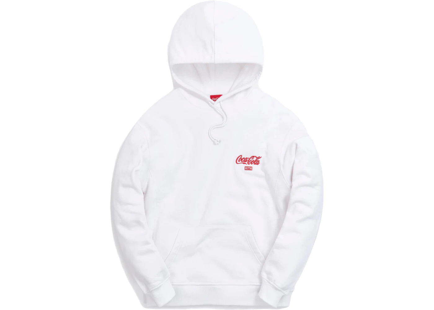 Kith x Coca-Cola Ribbon Logo Hoodie White