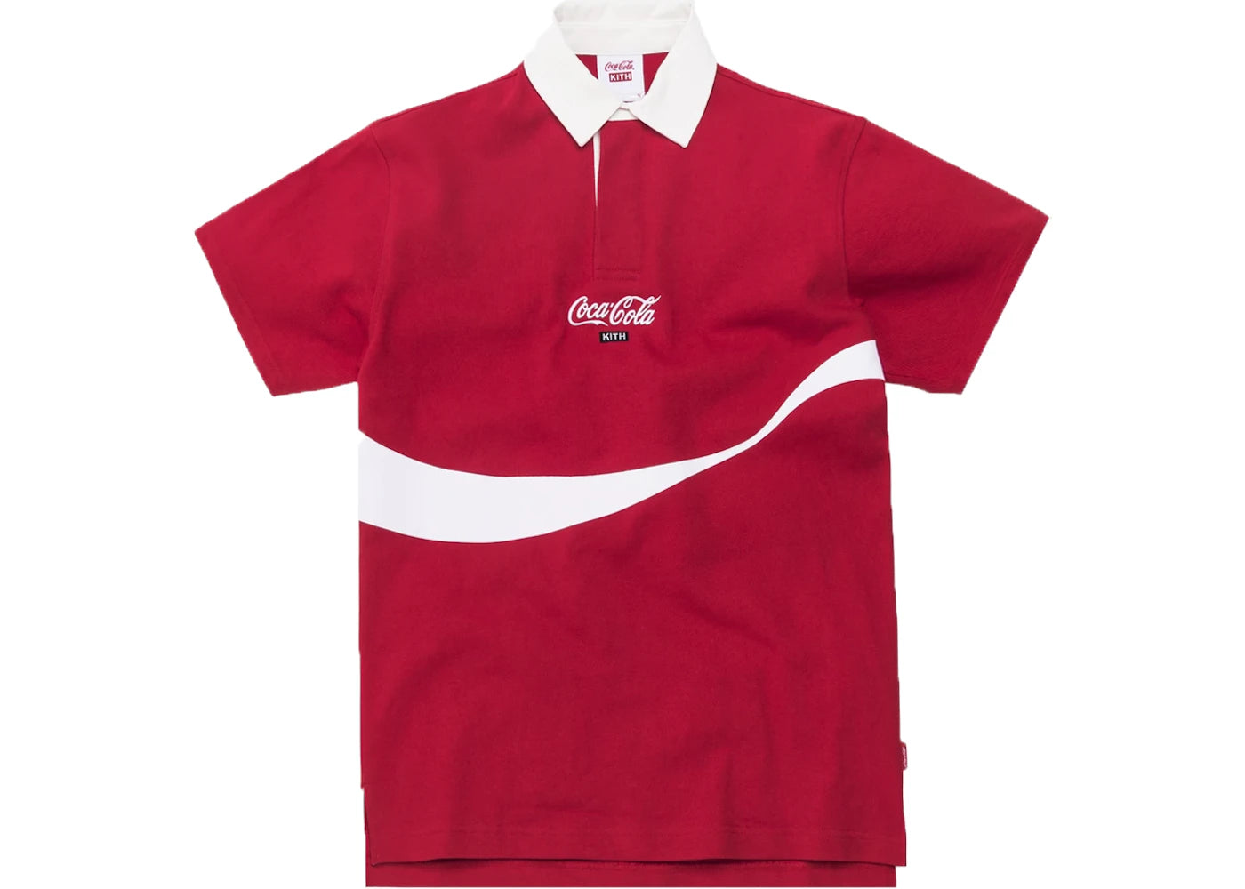 Kith x Coca-Cola Ribbon Rugby Red