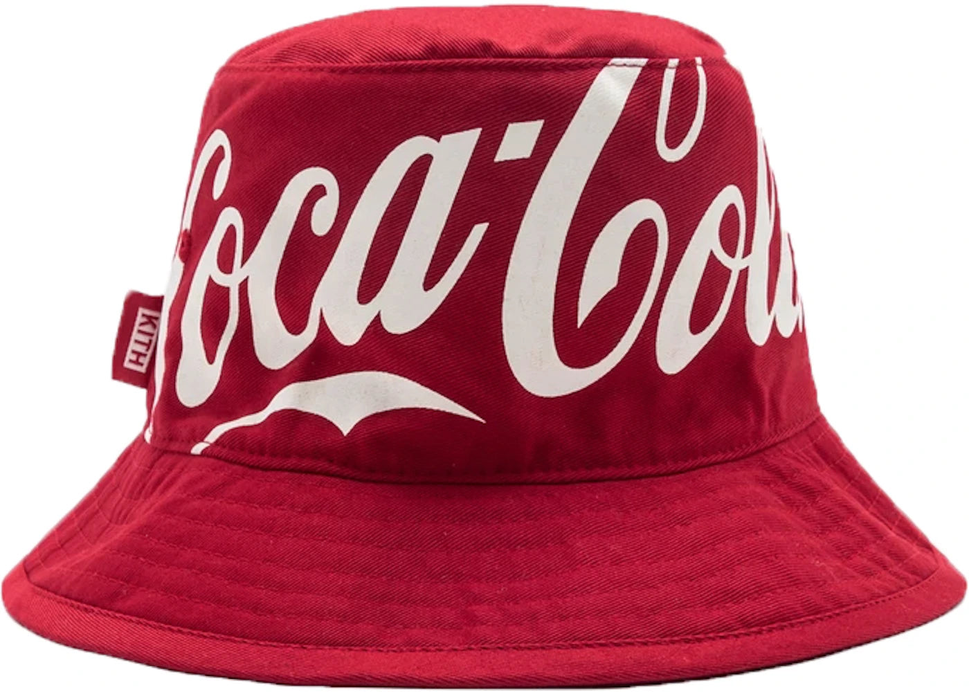 Kith x Coca-Cola Script Bucket Hat Red