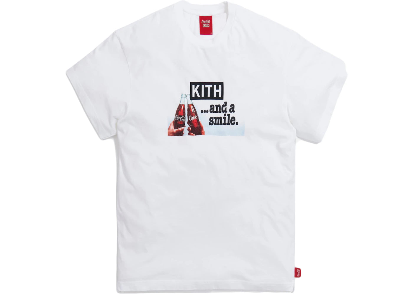 Kith x Coca-Cola Smile Vintage Tee White