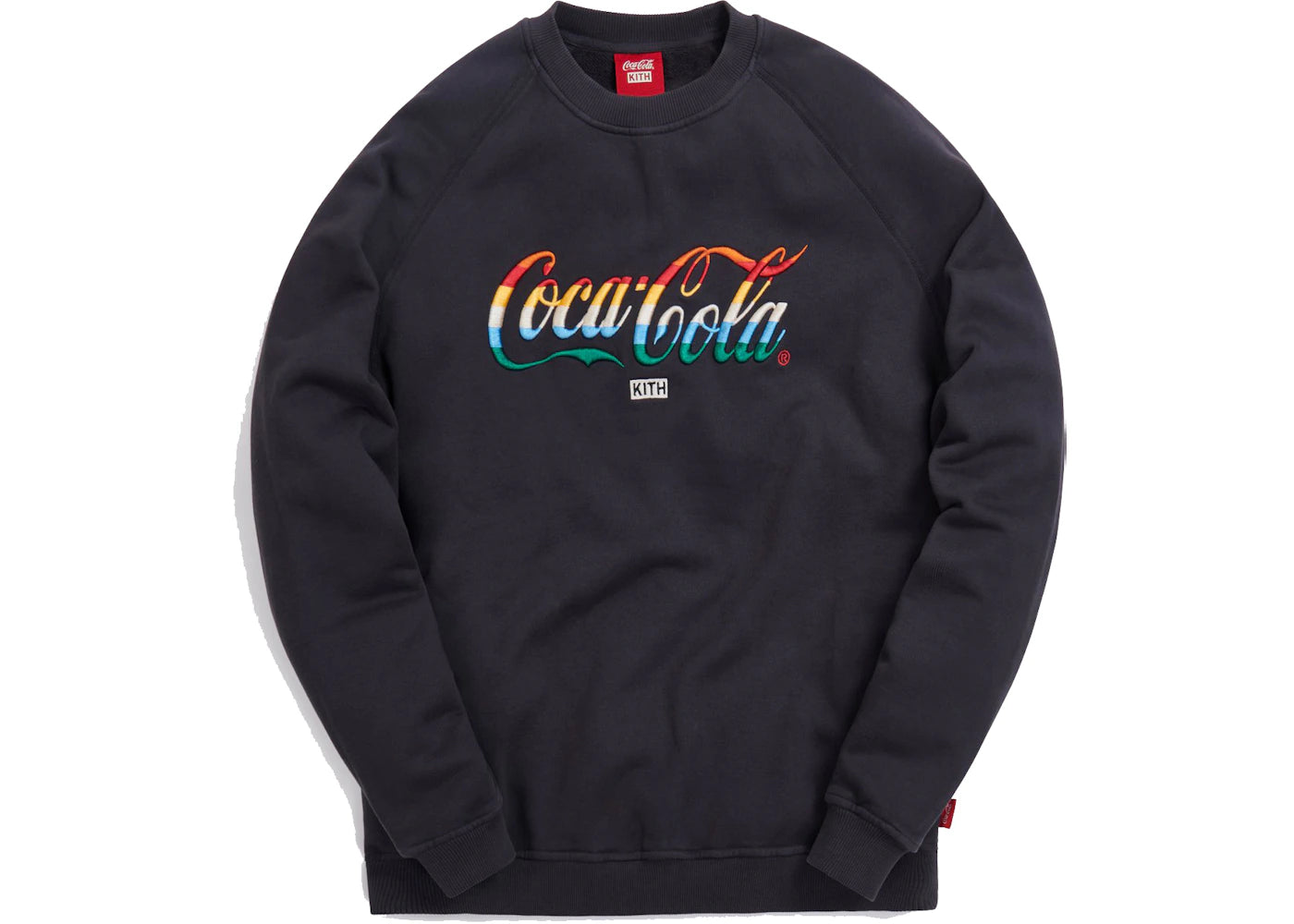 Kith x Coca-Cola Striped Crewneck Black